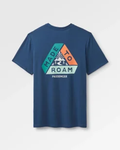 T-Shirts & Tank Tops|Activewear>Passenger Trail Active Recycled T-shirt Dark Denim
