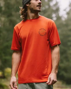 T-Shirts & Tank Tops|Activewear>Passenger Trail Recycled Active T-Shirt Warm Orange