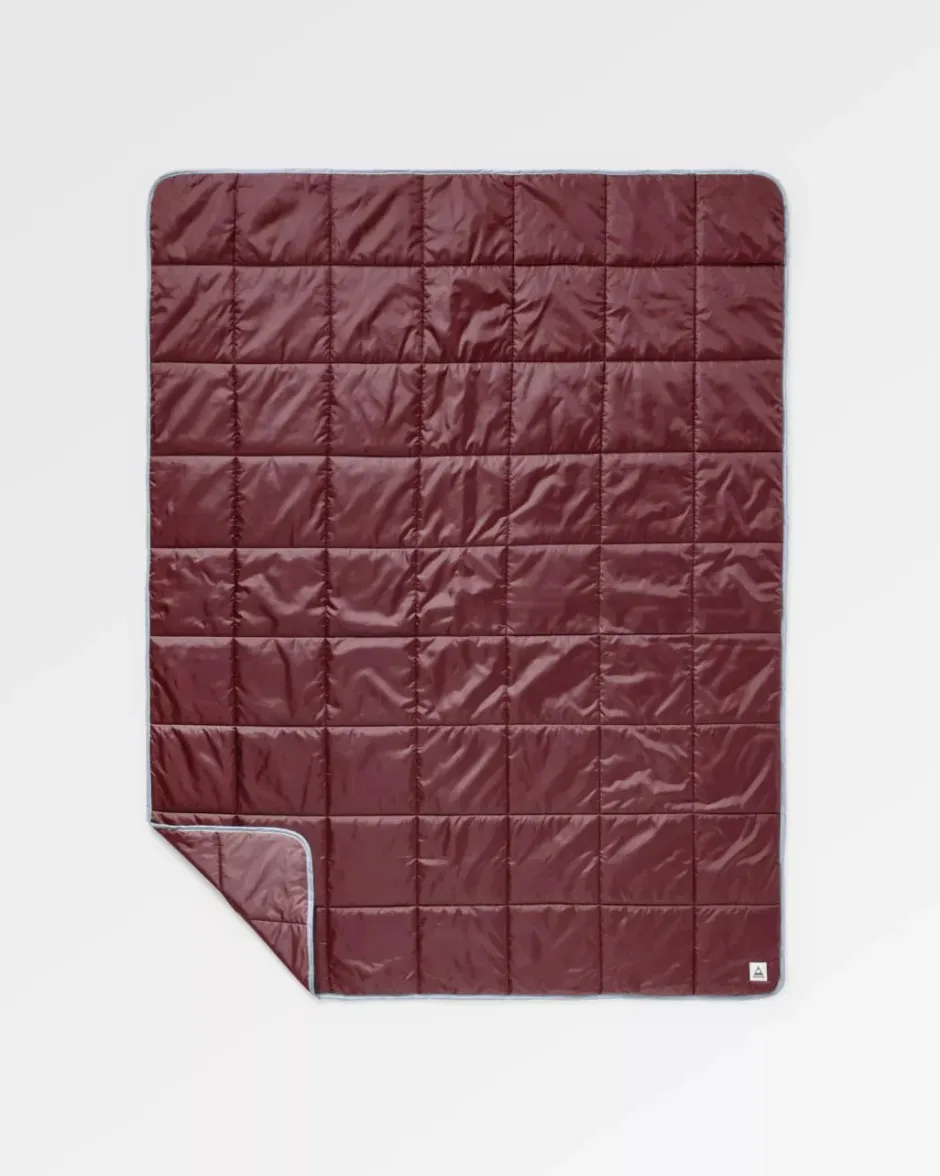 Blankets|Outdoor Living>Floris van Bommel Travel Recycled Ripstop Blanket Wine