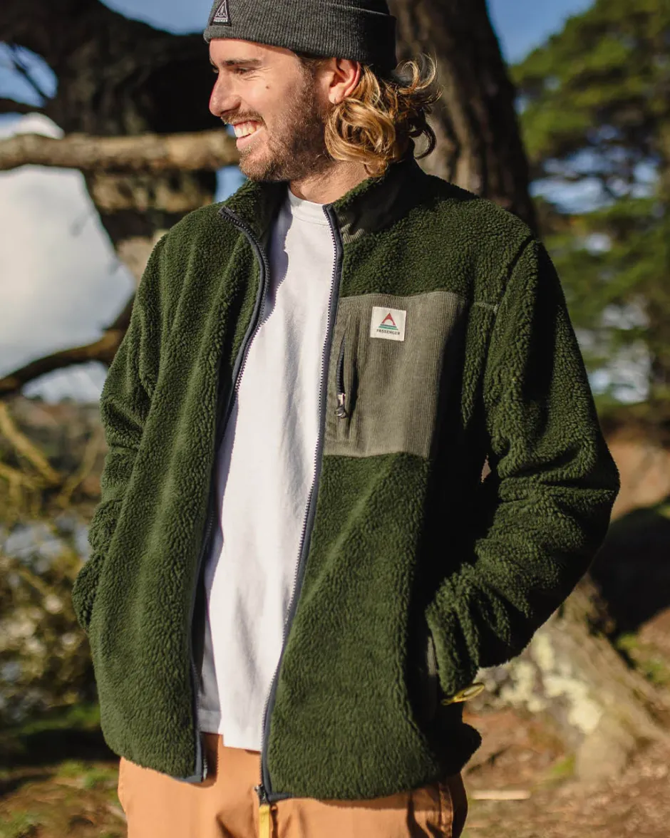 Fleece|Fleece>Passenger Trekker Recycled Deep-Pile Sherpa Fleece Fir Tree