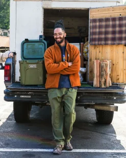 Fleece|Fleece>Passenger Tripper 2.0 Full Zip Recycled Sherpa Fleece Glazed Ginger