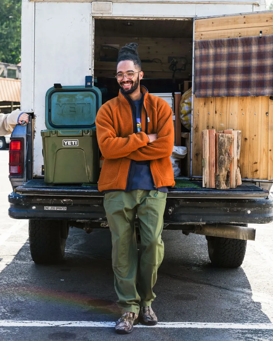 Fleece|Fleece>Passenger Tripper 2.0 Full Zip Recycled Sherpa Fleece Glazed Ginger