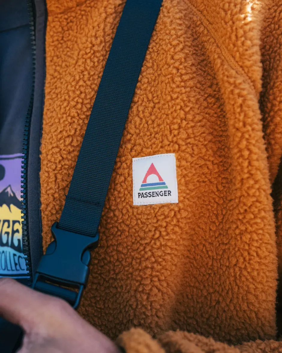 Fleece|Fleece>Passenger Tripper 2.0 Full Zip Recycled Sherpa Fleece Glazed Ginger