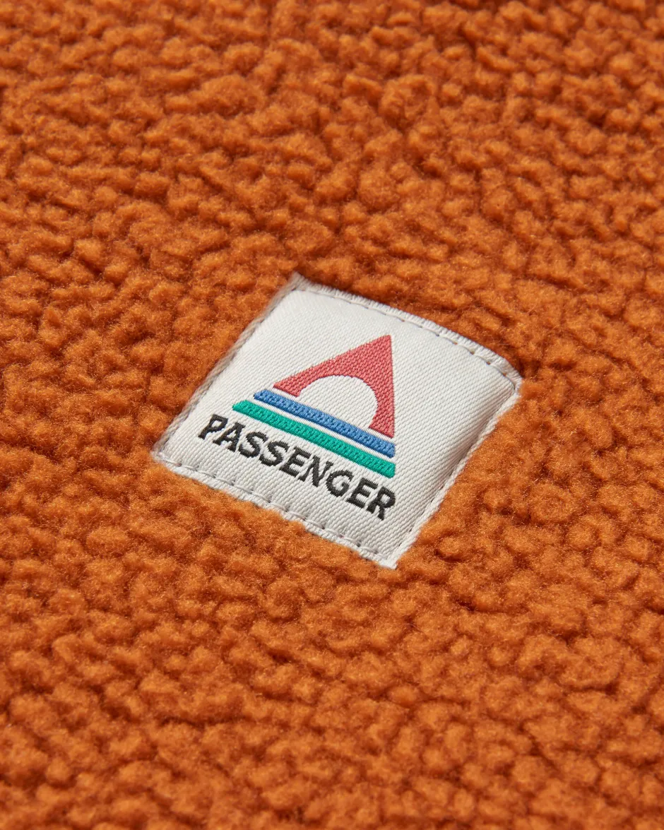 Fleece|Fleece>Passenger Tripper 2.0 Full Zip Recycled Sherpa Fleece Glazed Ginger