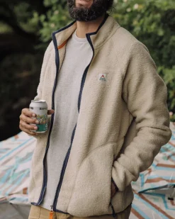 Fleece|Fleece>Passenger Tripper Full Zip Recycled Sherpa Fleece Oatmeal