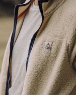 Fleece|Fleece>Passenger Tripper Full Zip Recycled Sherpa Fleece Oatmeal
