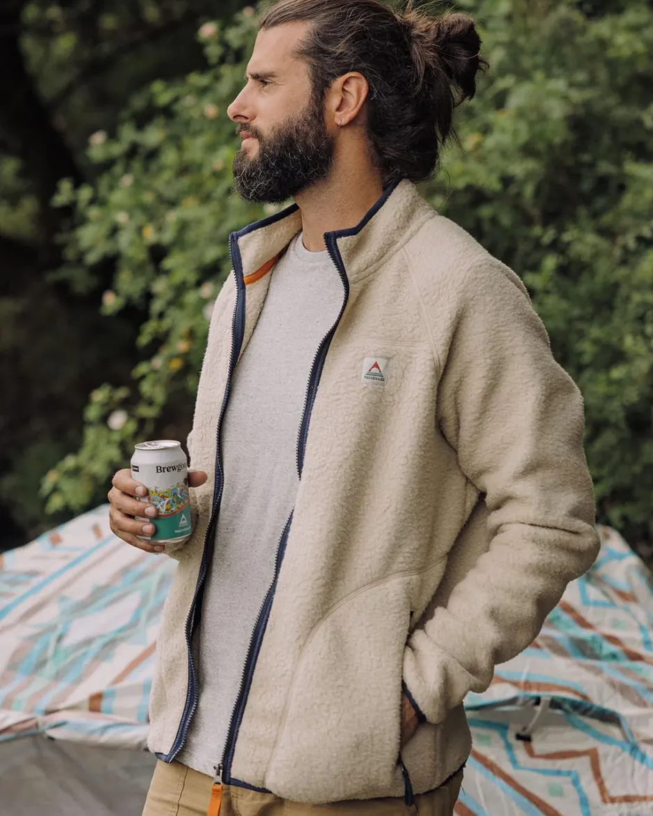 Fleece|Fleece>Passenger Tripper Full Zip Recycled Sherpa Fleece Oatmeal