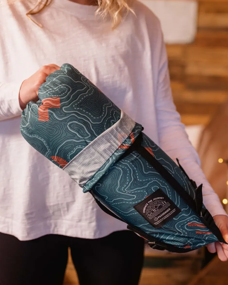 Accessories|Blankets>Passenger Twilight Recycled Sleeping Bag Mediterranean Map
