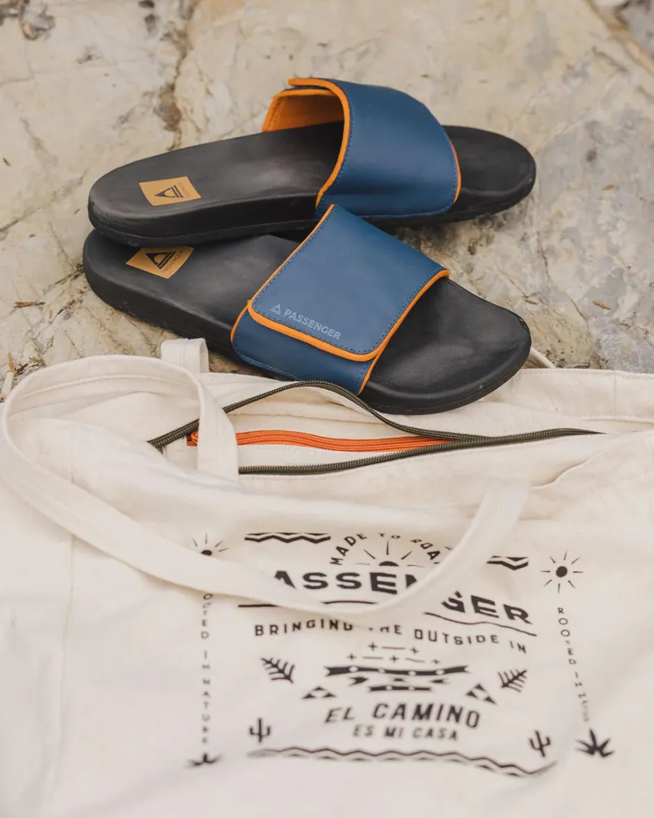 Flip Flops & Sandals|Flip Flops & Sandals>Floris van Bommel Vancity Slider Dark Denim