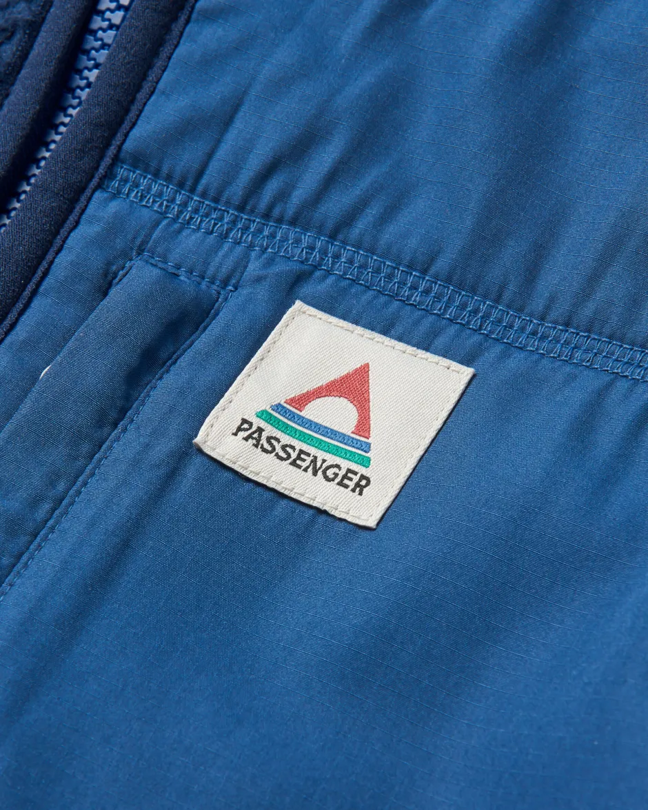 Fleece|Fleece>Floris van Bommel Ventura 1/2 Zip Recycled Sherpa Fleece Rich Navy