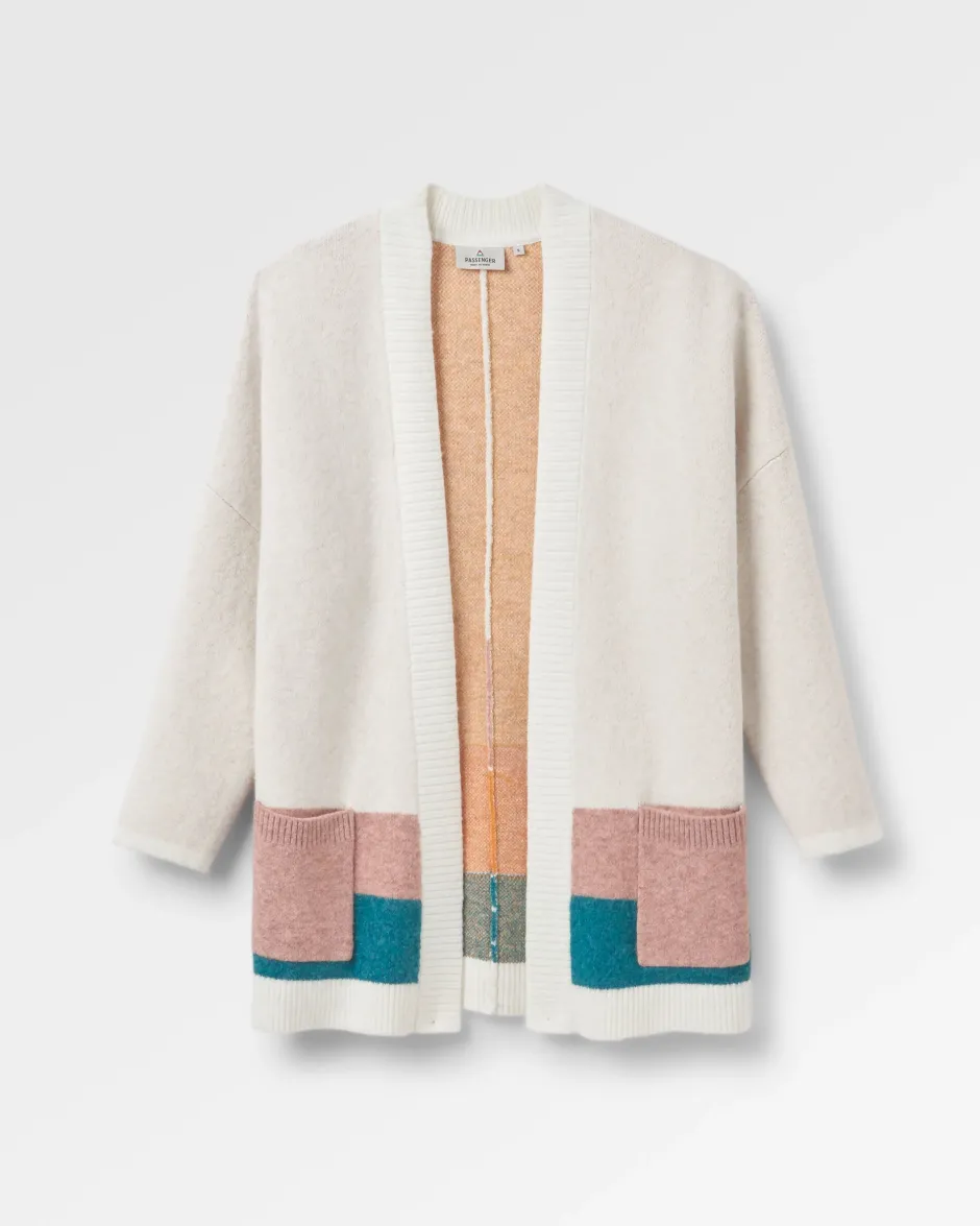 Knitwear|Women's Outlet>Passenger Vista Recycled Knitted Cardigan Off White