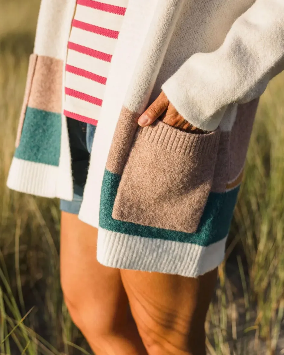 Knitwear|Women's Outlet>Passenger Vista Recycled Knitted Cardigan Off White