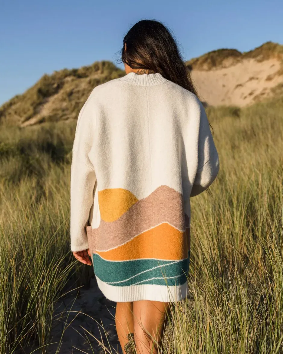 Knitwear|Women's Outlet>Passenger Vista Recycled Knitted Cardigan Off White