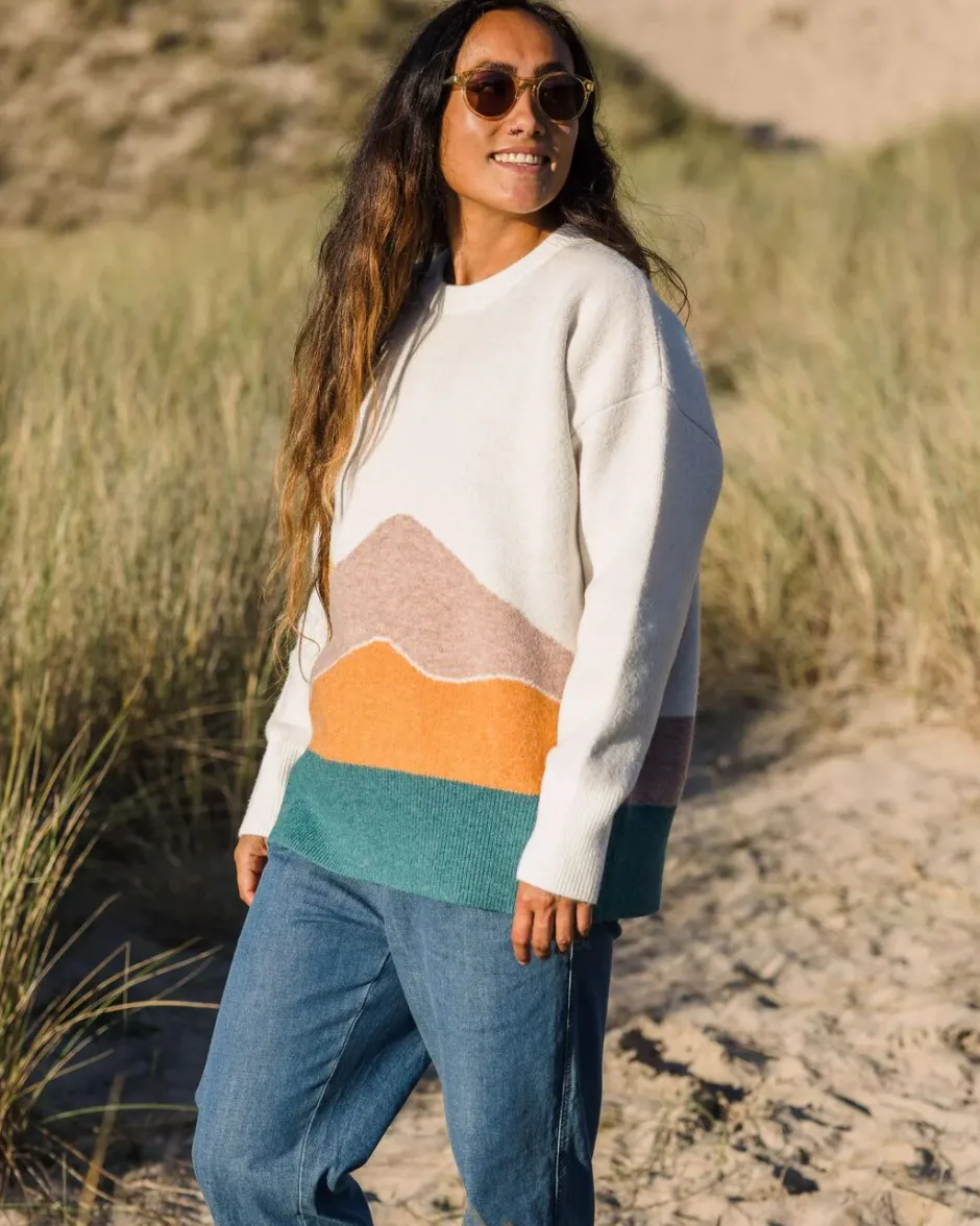 Knitwear|Women's Outlet>Passenger Vista Recycled Oversized Knitted Jumper Off White