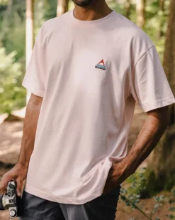 T-Shirts & Tank Tops|Men's Outlet>Floris van Bommel Vita Organic Relaxed Fit T-Shirt Barely Pink