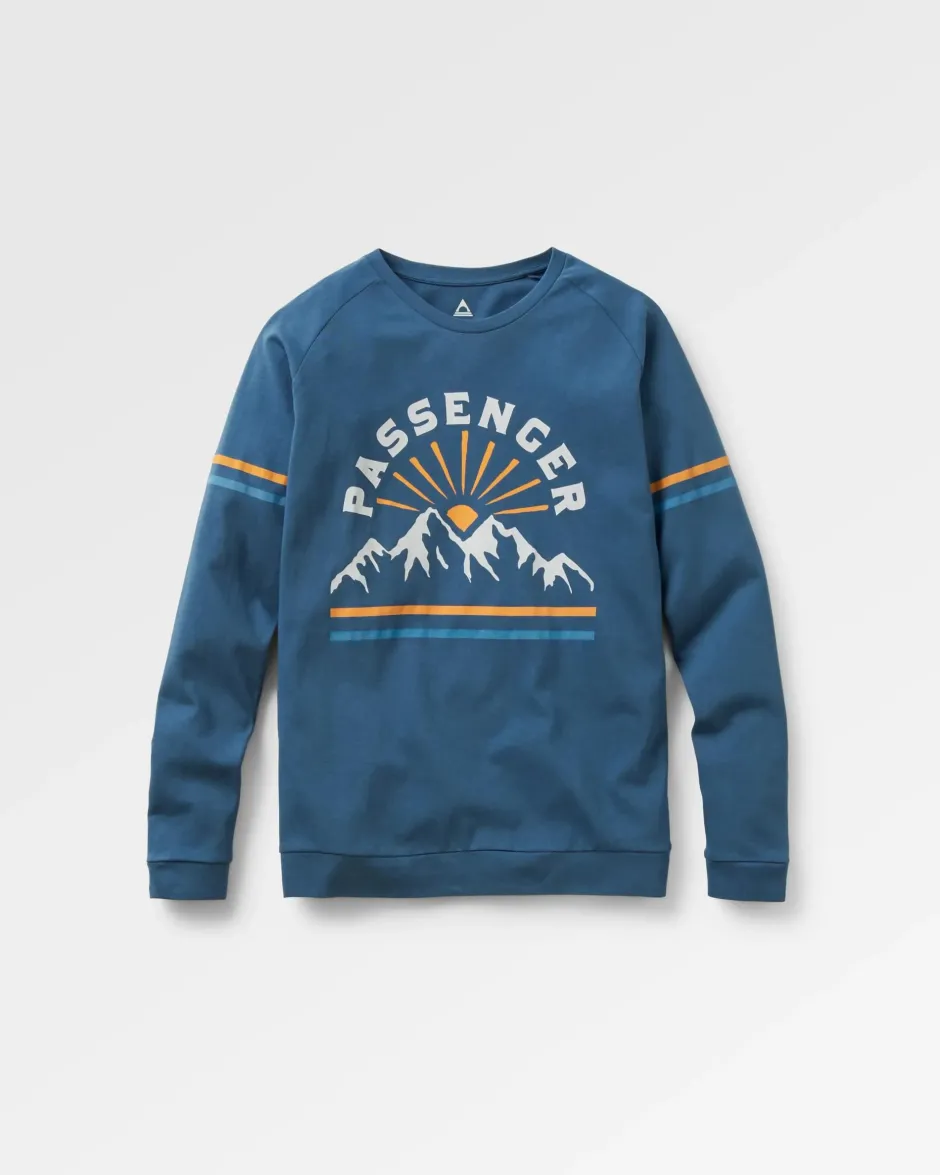 Tops & T-Shirts>Passenger Wander LS T-Shirt Dark Denim
