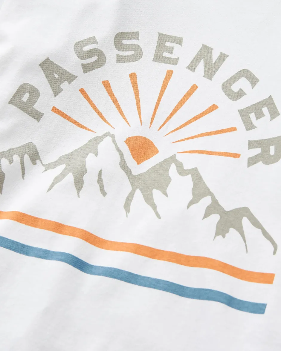 Tops & T-Shirts>Passenger Wander LS T-Shirt White