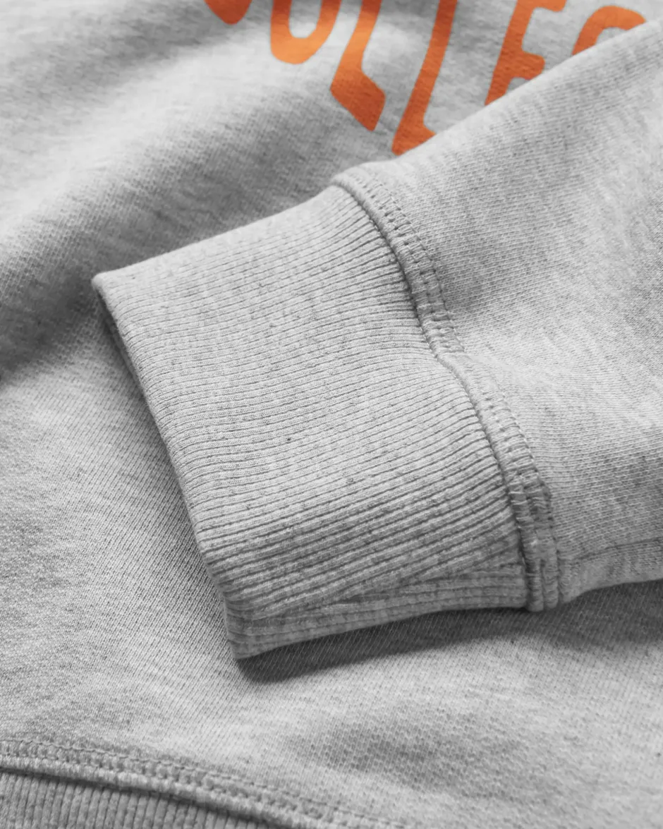 Hoodies & Sweatshirts|Winter Road Trip Essentials>Passenger Wander Recycled Cotton Marl Sweatshirt Light Grey Marl