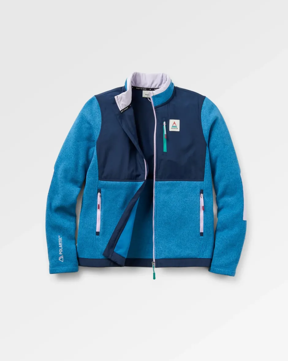 Fleece|Fleece>Passenger Wilder Recycled Polartec® Fleece Blue Steel Marl