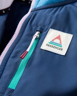 Fleece|Fleece>Passenger Wilder Recycled Polartec® Fleece Blue Steel Marl