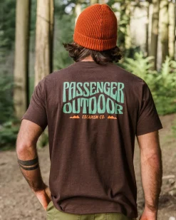 T-Shirts & Tank Tops|Men's Outlet>Passenger Yuca Organic Cotton T-Shirt Java Marl