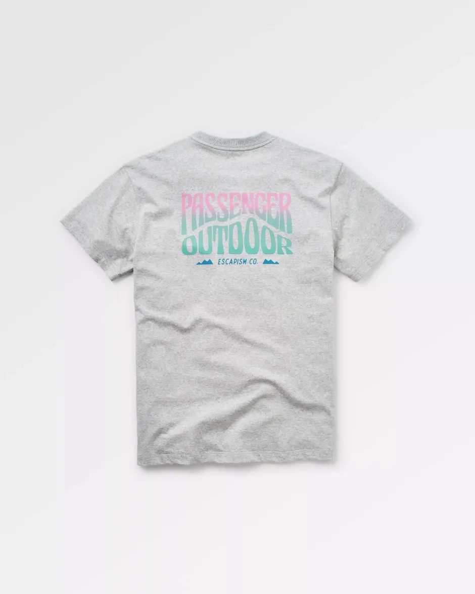 T-Shirts & Tank Tops|Men's Outlet>Passenger Yuca Recycled Relaxed Fit T-Shirt Grey Marl