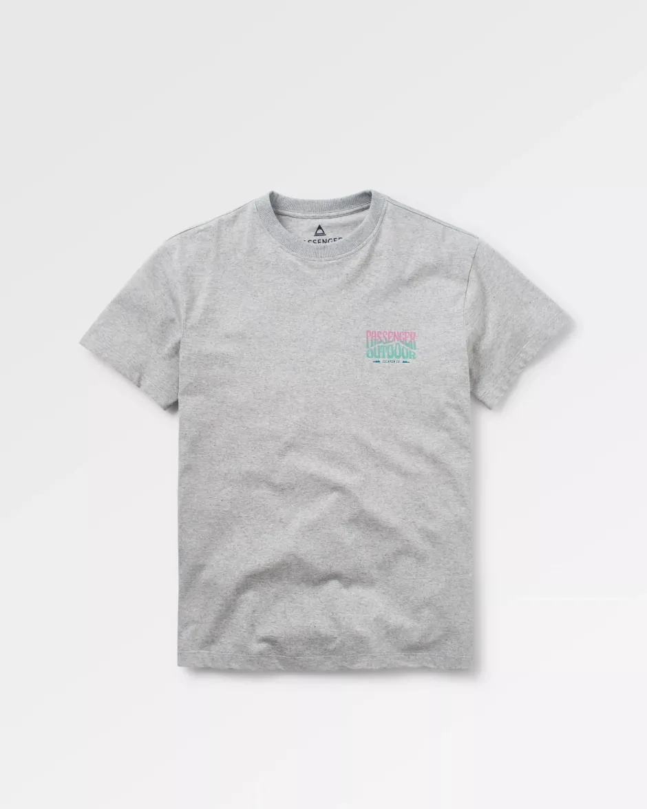 T-Shirts & Tank Tops|Men's Outlet>Passenger Yuca Recycled Relaxed Fit T-Shirt Grey Marl