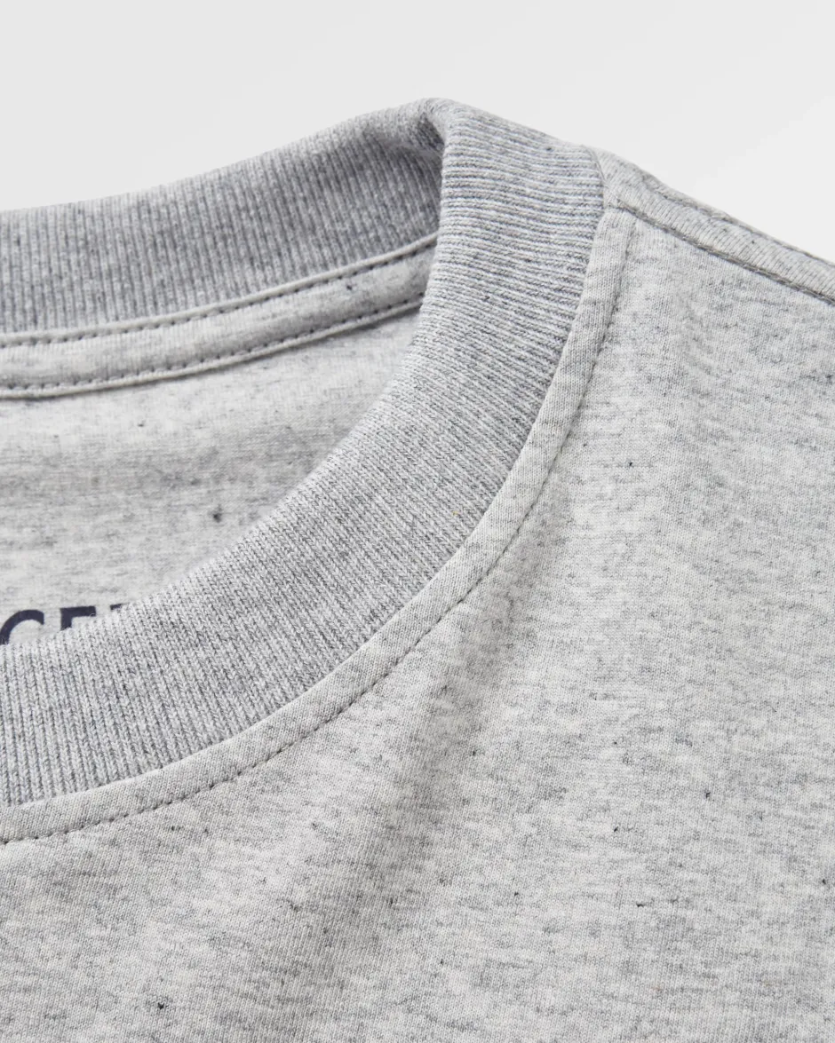 T-Shirts & Tank Tops|Men's Outlet>Passenger Yuca Recycled Relaxed Fit T-Shirt Grey Marl