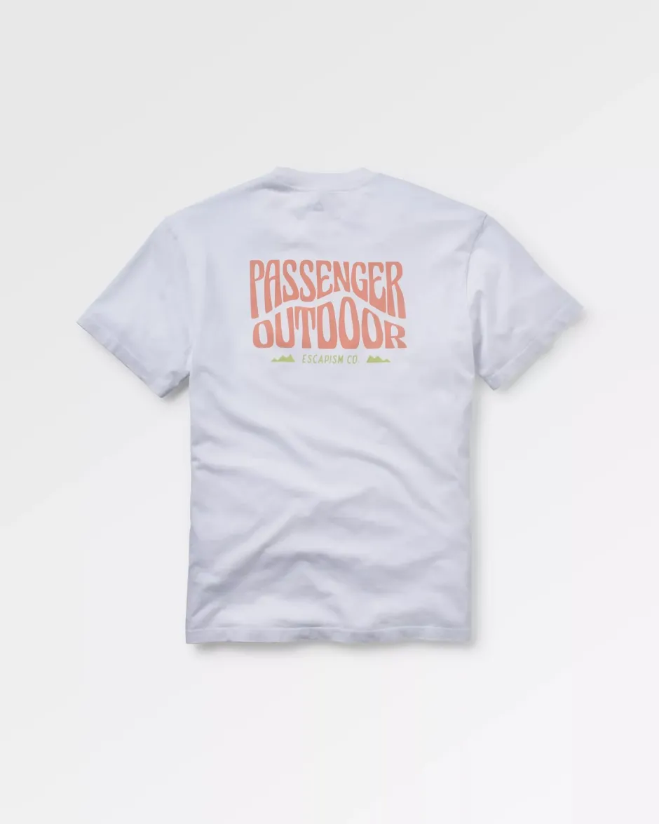 T-Shirts & Tank Tops|Men's Outlet>Passenger Yuca Recycled Relaxed Fit T-Shirt White
