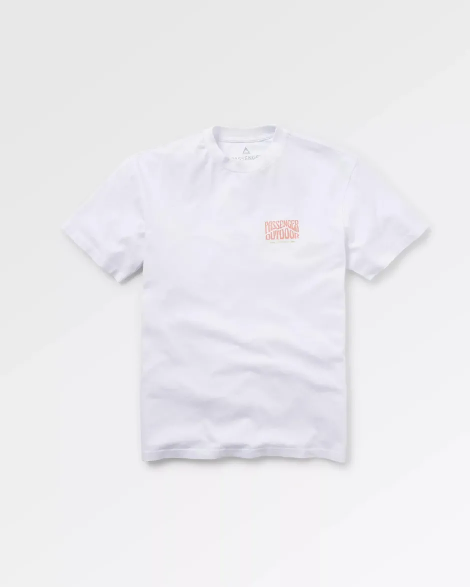 T-Shirts & Tank Tops|Men's Outlet>Passenger Yuca Recycled Relaxed Fit T-Shirt White