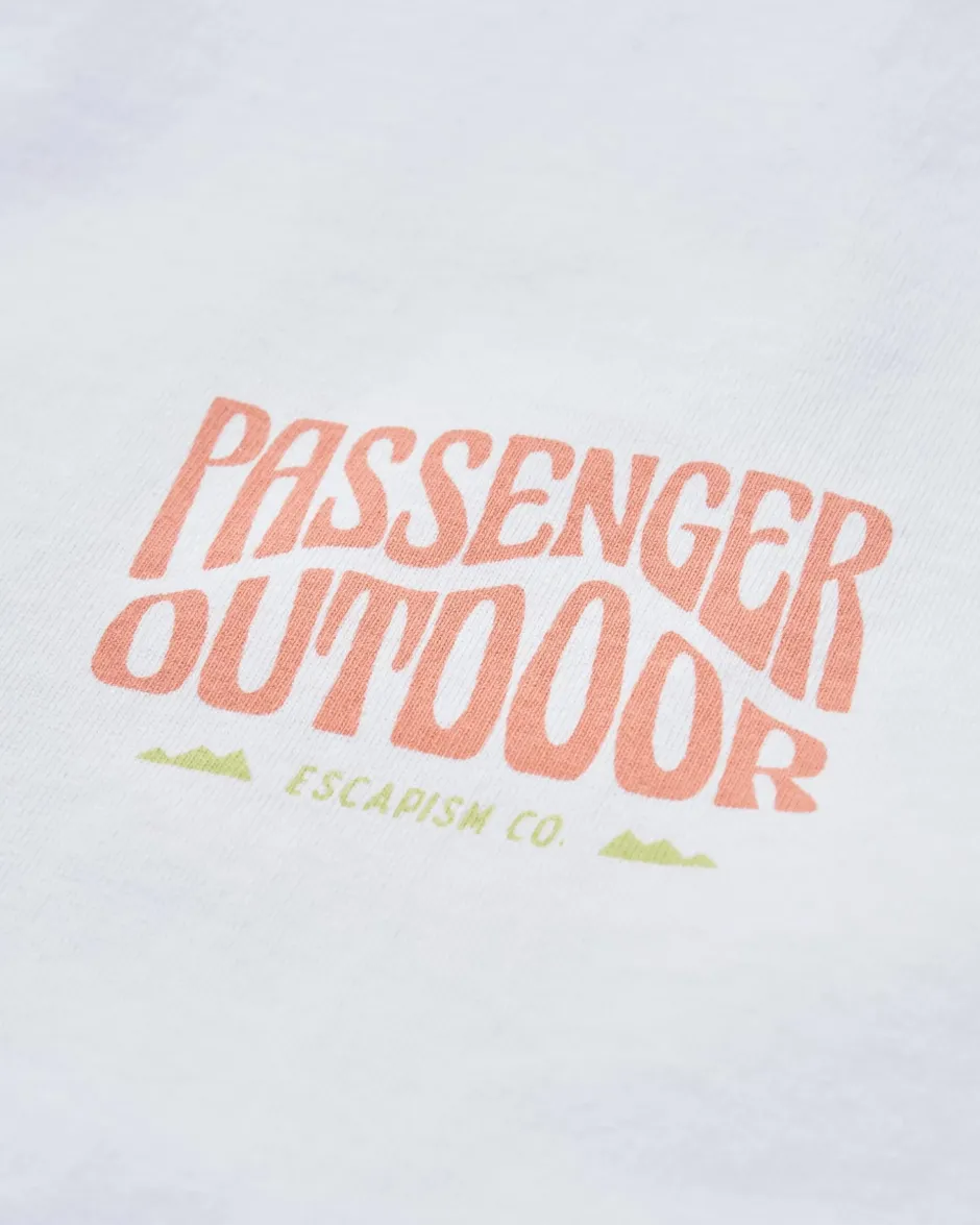 T-Shirts & Tank Tops|Men's Outlet>Passenger Yuca Recycled Relaxed Fit T-Shirt White